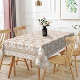 Lofaris Khaki Country Retro Pattern Rectangle Tablecloth